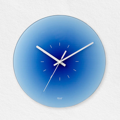 Reloj De Pared Con Línea De Cielo Azul