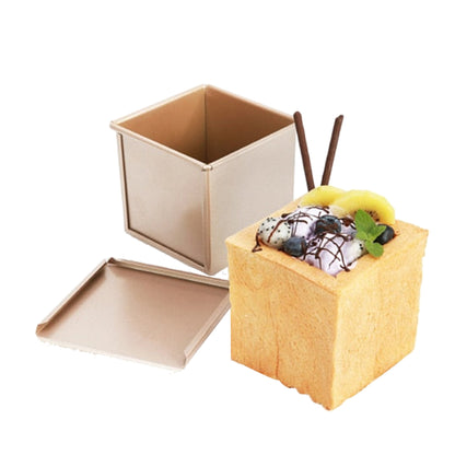 Stampo quadrato per pane con coperchio