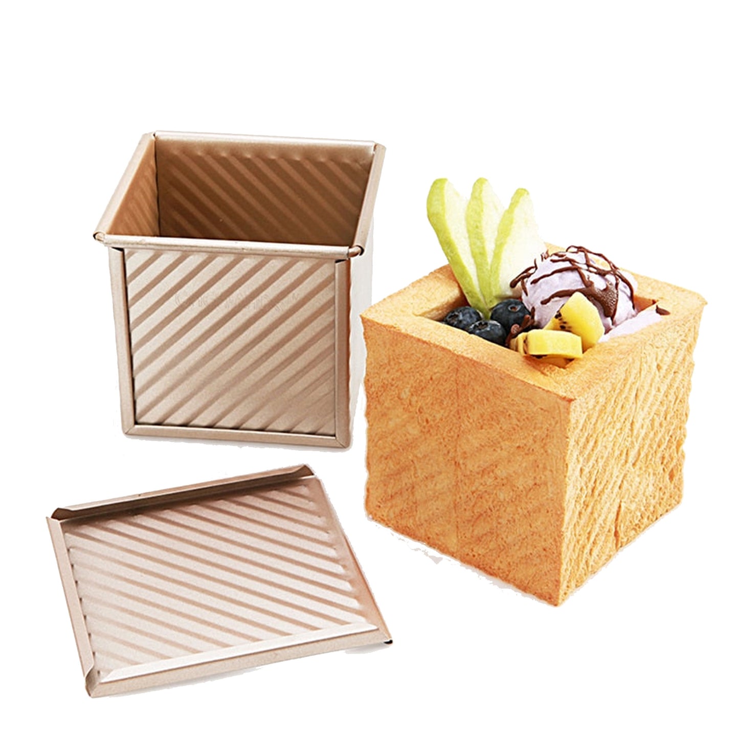 Bread Square Mold with Lid