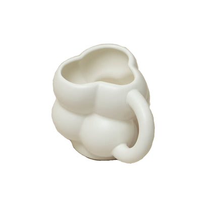 White Bubble Ceramic Mug