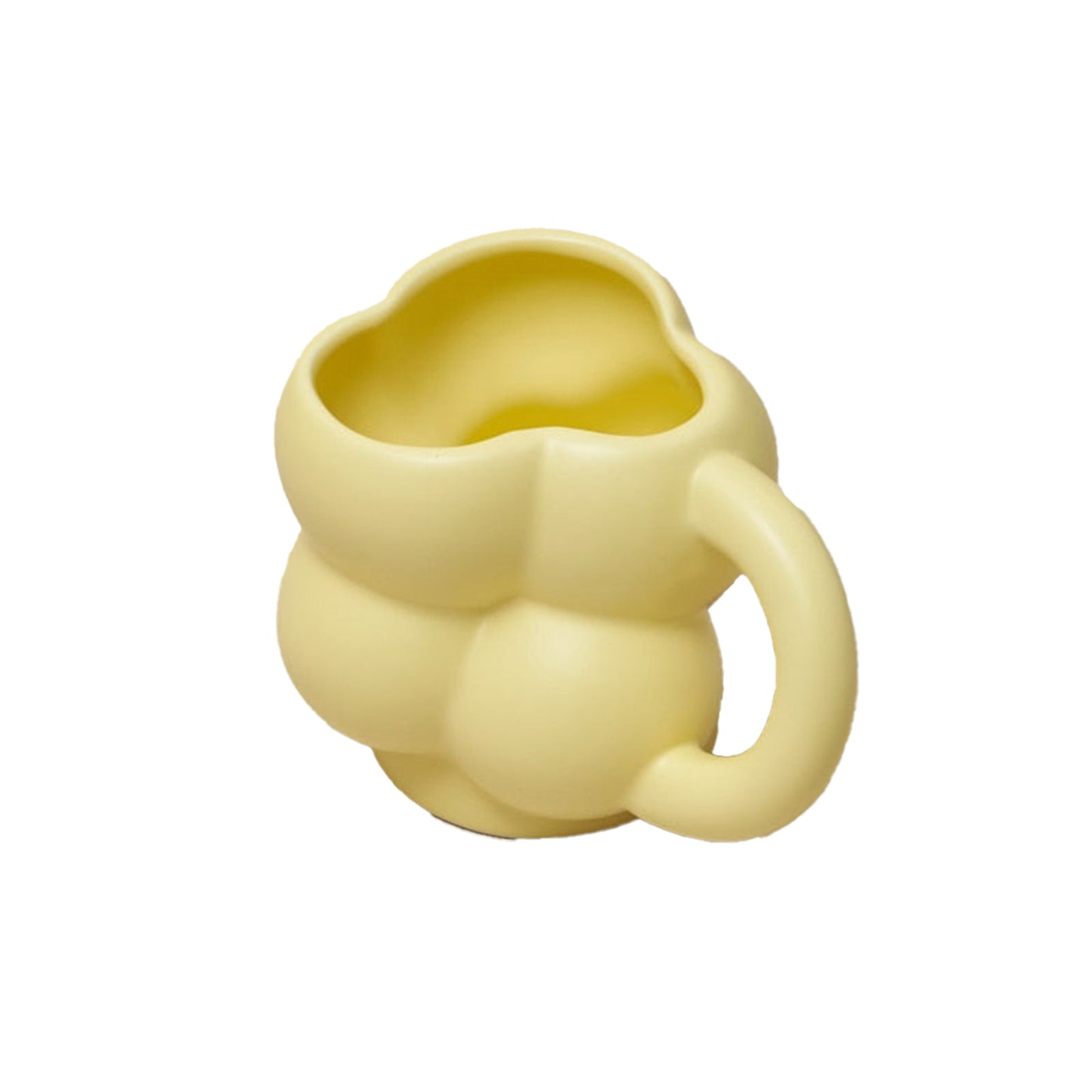Yellow Bubble Ceramic Mug