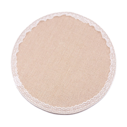 Burlap Lace Placemat