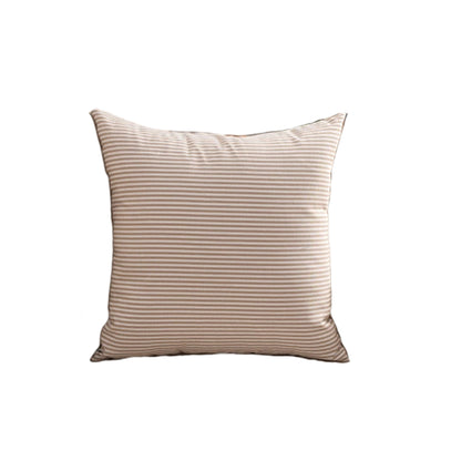 Caramel Coffee Lines Cushion Cover