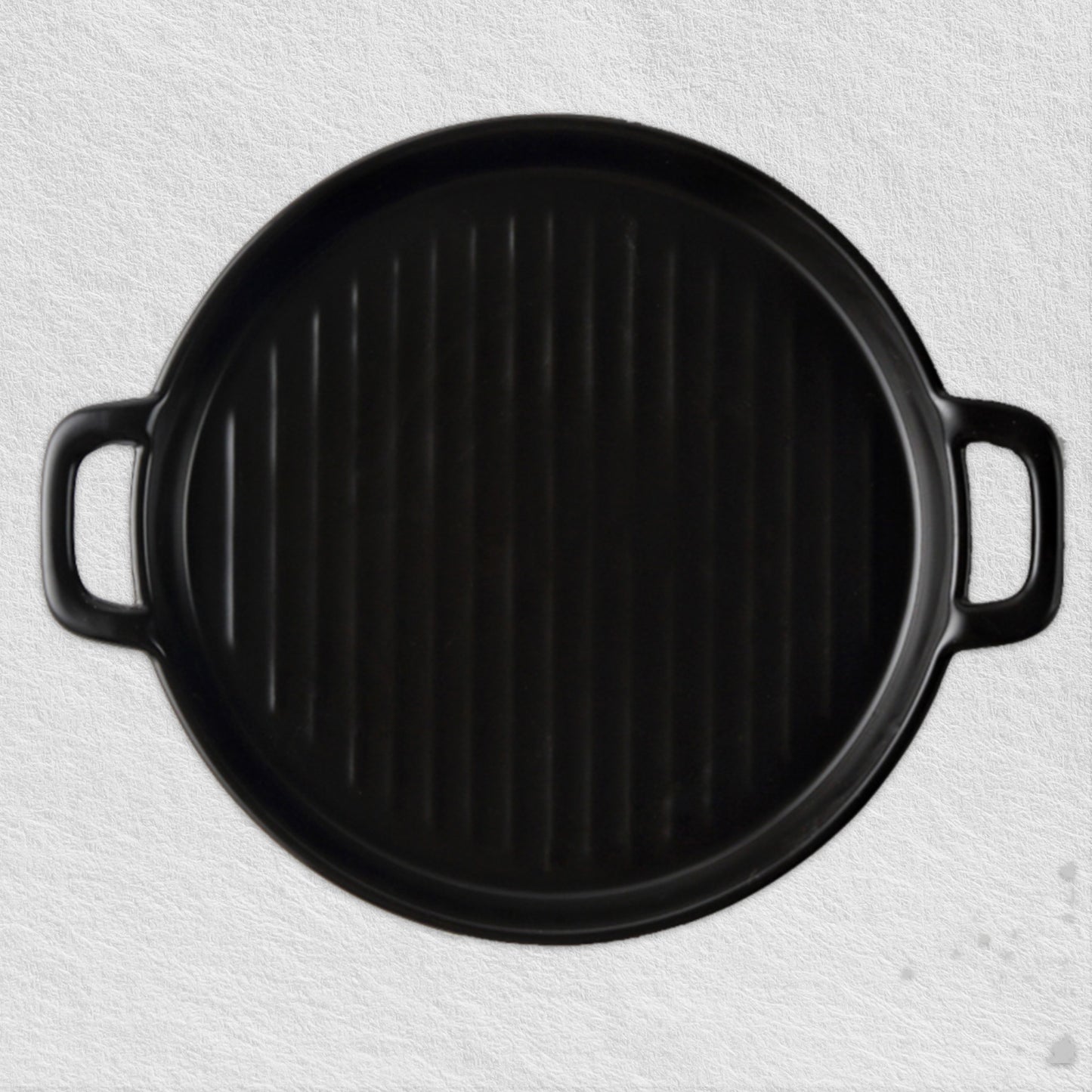 Black Ceramic Baking Plate