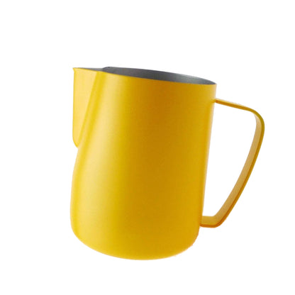 Yellow Milk Frothing Pitcher Jug