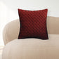 Red Woven Cushion Cover