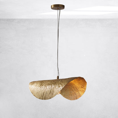 Copper Leaf Pendant Lamp