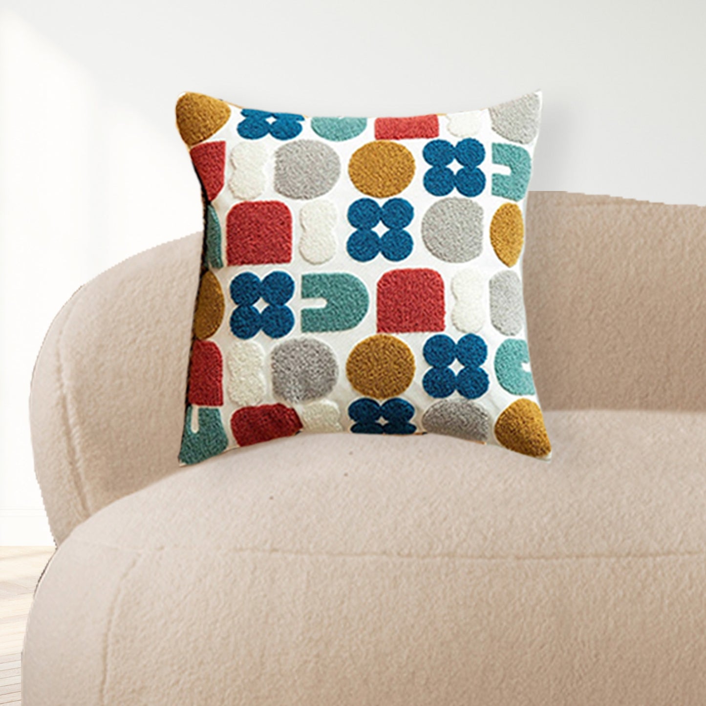 Dots Floral Cushion Covers