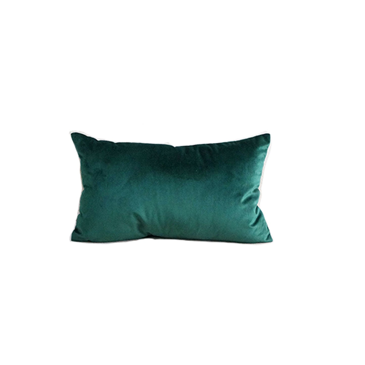 Cuscino in velluto smeraldo