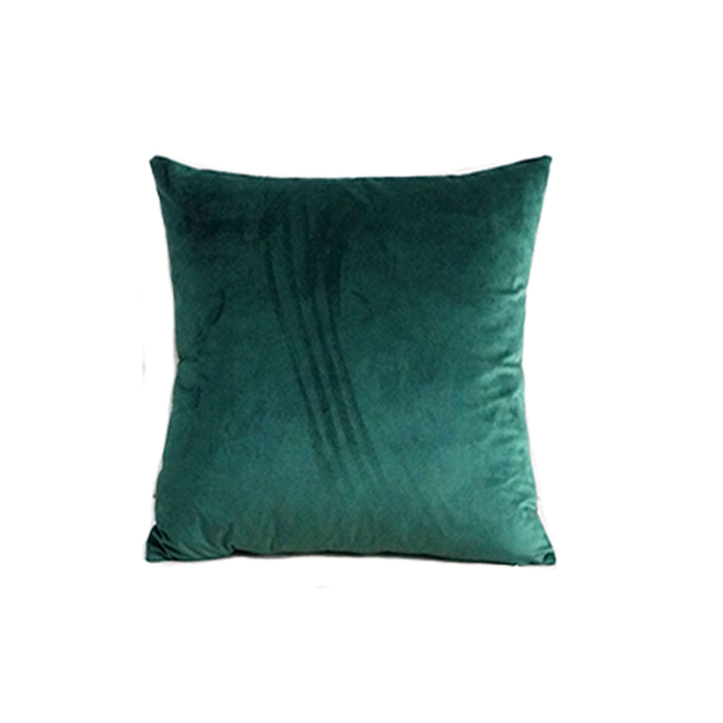 Cuscino in velluto smeraldo