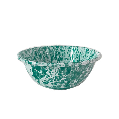 Green Enamel Bowl