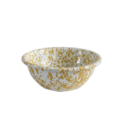 Yellow Enamel Bowl