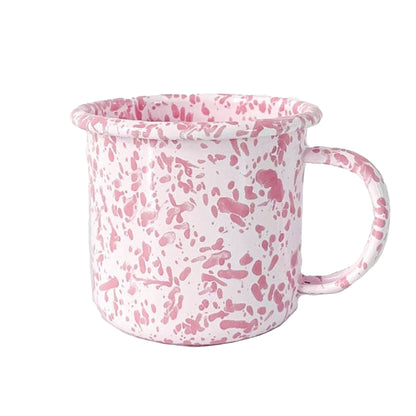 Pink Enamel Mug