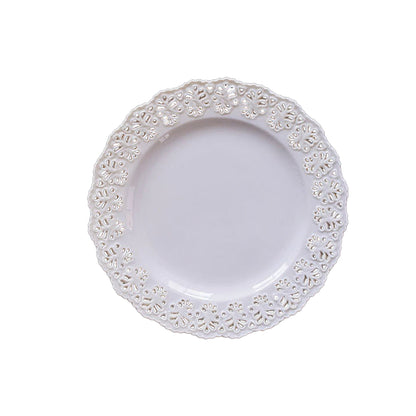 Floral Embossed Plates