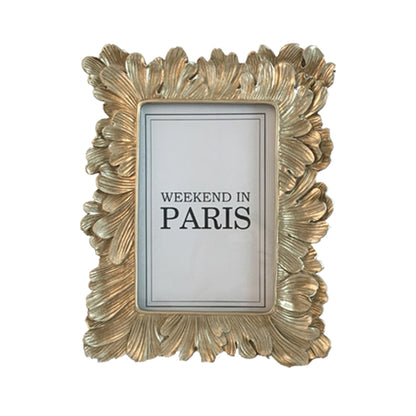 Златна флорална рамка