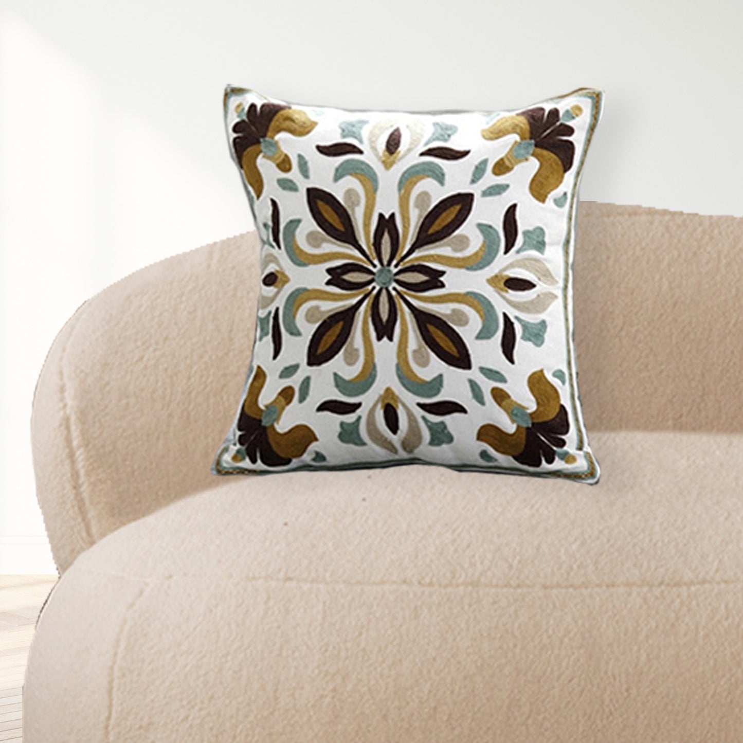 Floral Mosaic Colors Cushion Covers