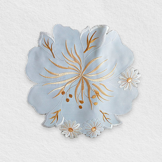 Mantel Individual Con Bordado Floral Lilium