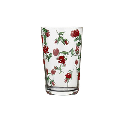 Rose Flower Glass