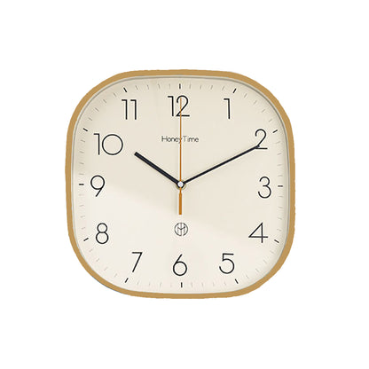 Gold Square Wall Clock