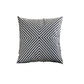 Gray Stripes Embroidered Cushion Cover
