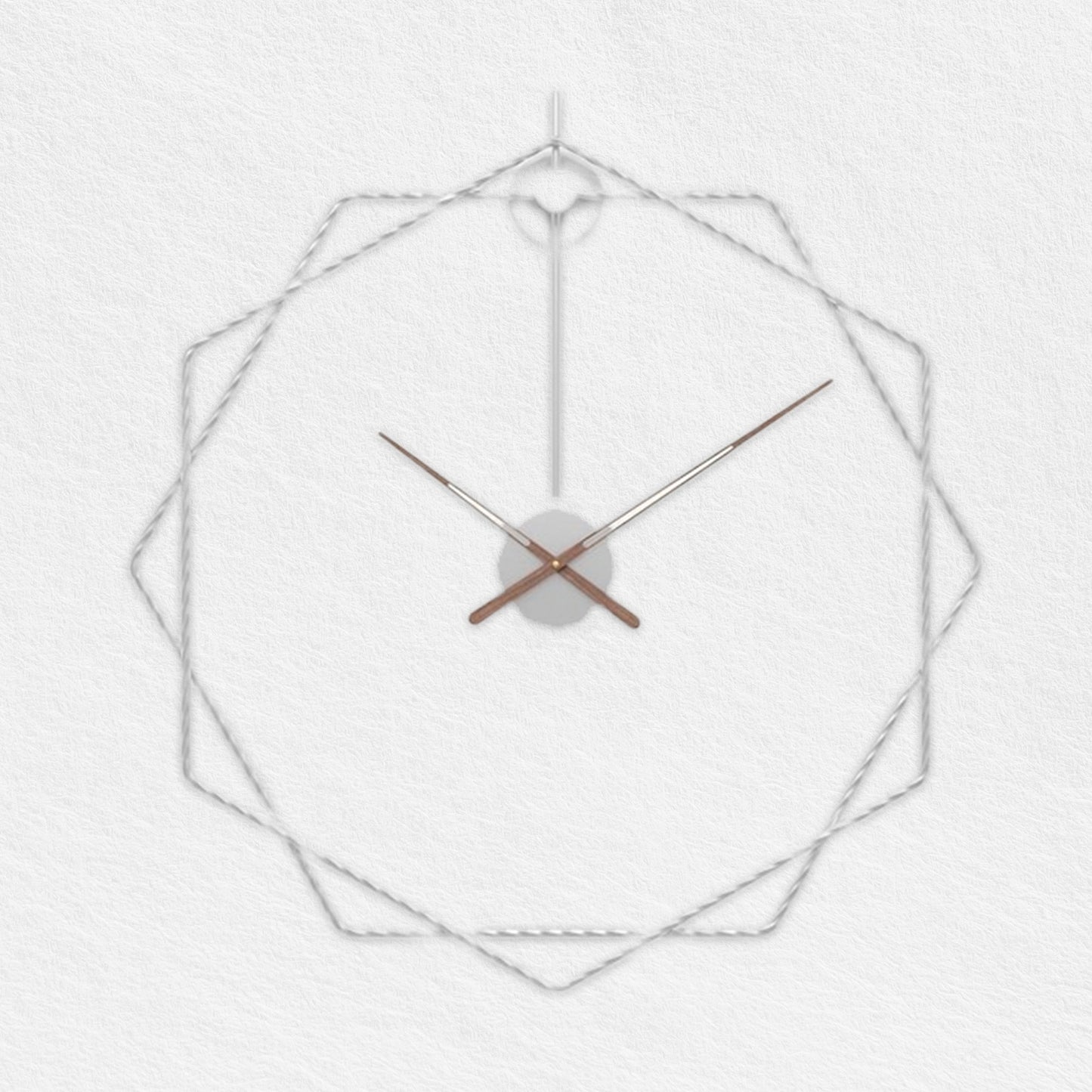 Hexagonal Wall Clock