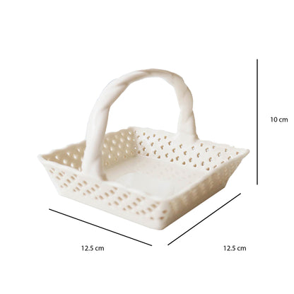 Hollow Ceramic Basket