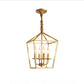 Copper Cage Chandelier