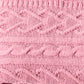 Ροζ Πλεκτή Κουβέρτα