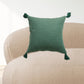 Green Linen Cushion Cover