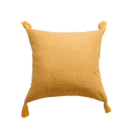 Жълт лен възглавница капак