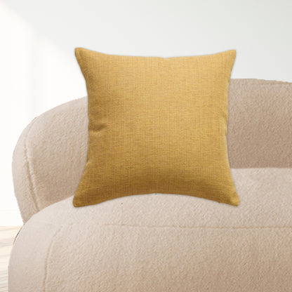 Жълт лен възглавница капак
