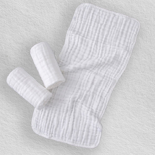 White Cotton 6 Layers Gauze Blanket