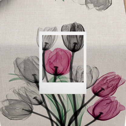 Flower Tulip Table Runner