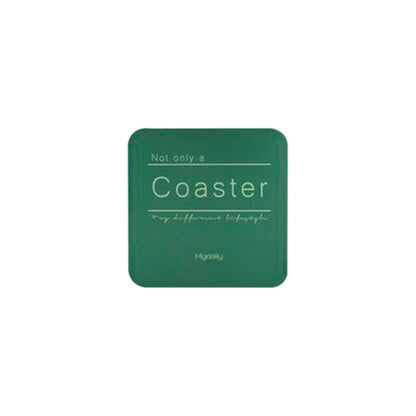 Green Metal Colors Coasters