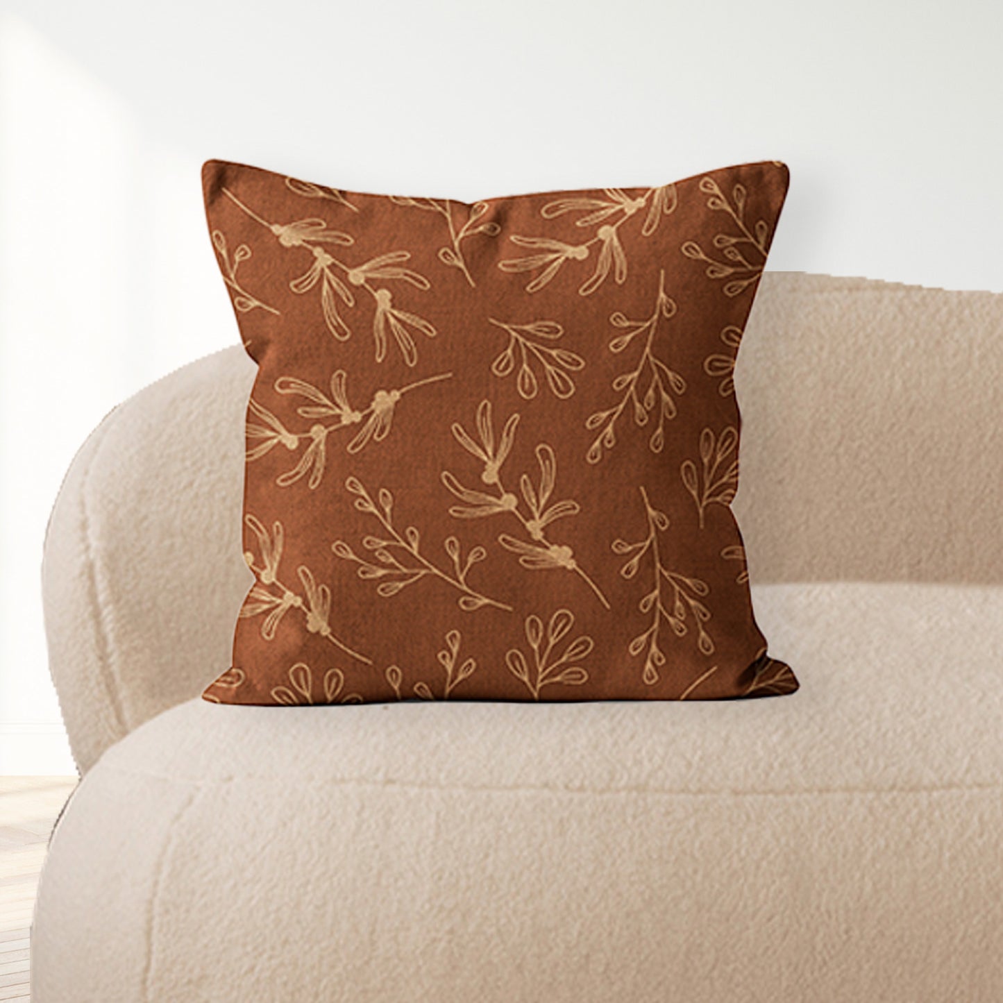 Coffee Nature Cushion Cover