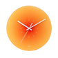 Reloj De Pared Naranja Con Línea Sunset