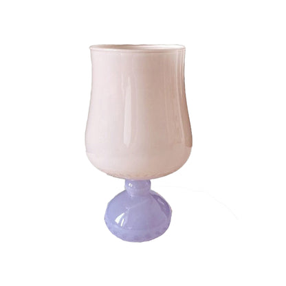 Pastel Pink Glass Cup