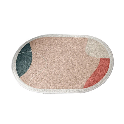 Pink Oval Bath Mat