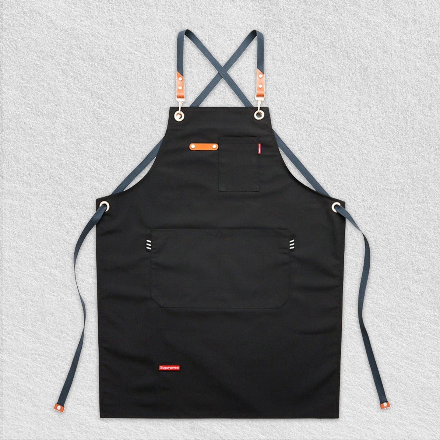 Black Apron With Pockets