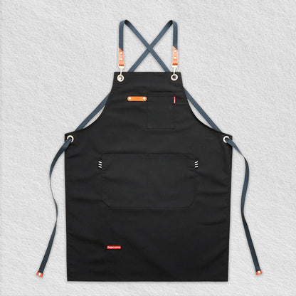 Black Apron With Pockets