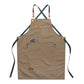 Brown Apron With Pockets