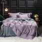Purple Silk Bedding Set