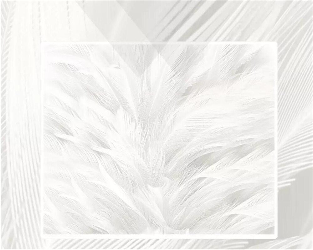 Gray Feathers Wallpaper