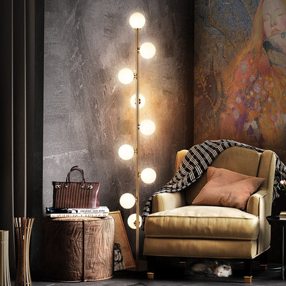 Gold Bubble Floor Lamp