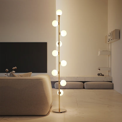 Gold Bubble Floor Lamp