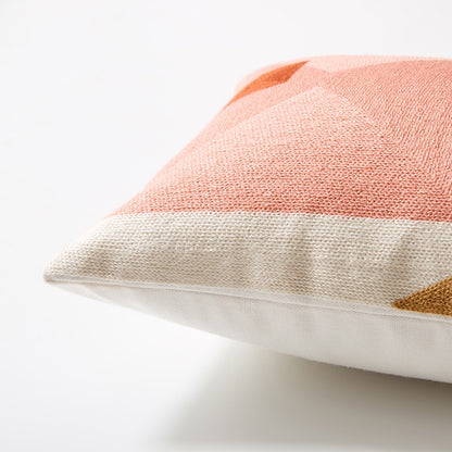 Cream Peach Cushion Cover