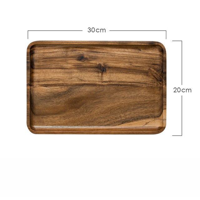 Rectangle Wood Plates