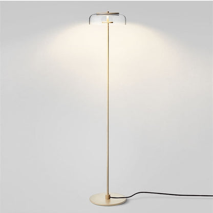 Floor Gold Glass Lamp