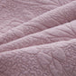 Pink Embroidery Bedspread Set