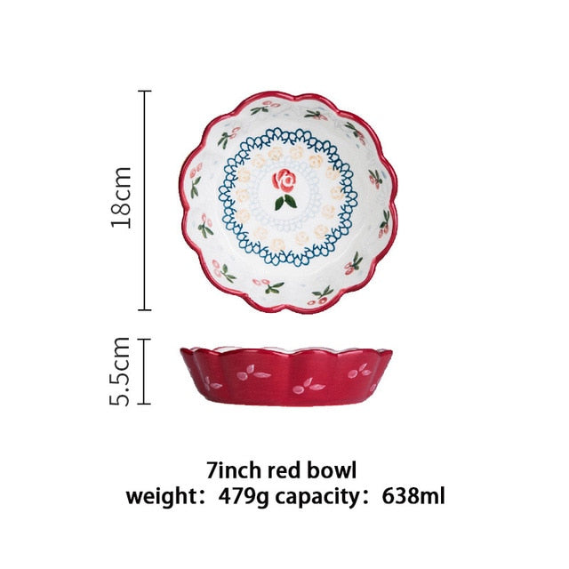 Cherry Red Bowl